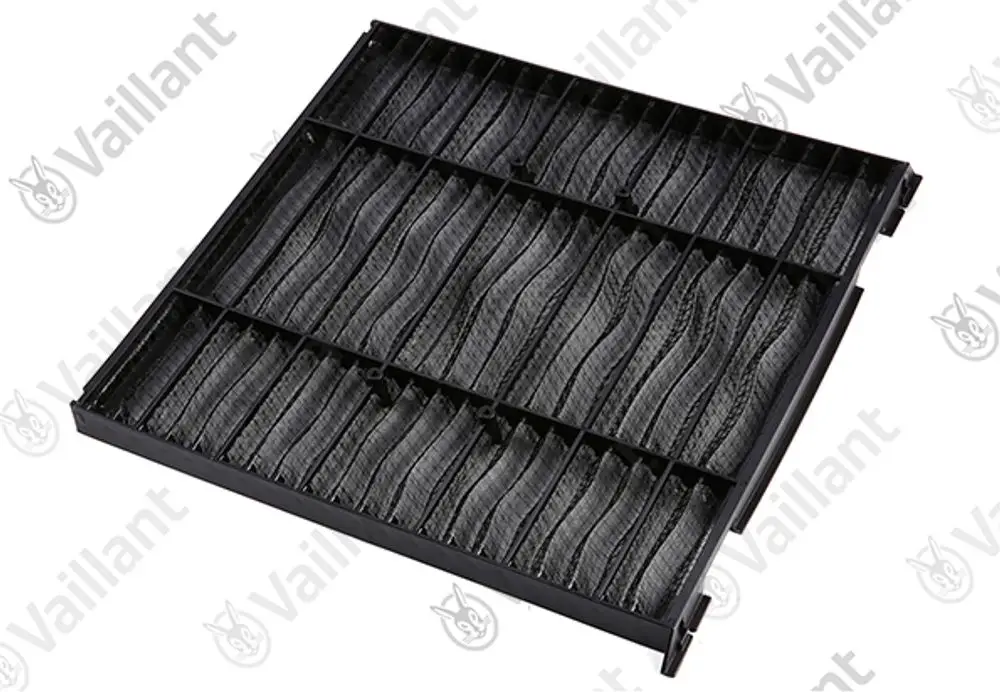 Vaillant Luftfilter mit Wellenstruktur, in rechteckiger Form, zur Luftreinigung in Klimaanlagen.
